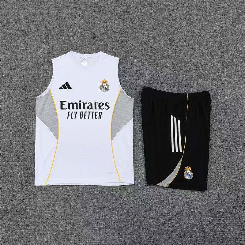 Maglia da allenamento e pantaloncini del Real Madrid 25/26