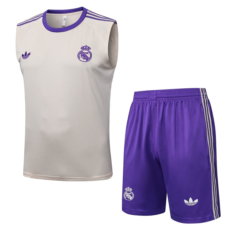 Maglia da allenamento e pantaloncini del Real Madrid 25/26