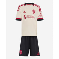 T-shirt e Pantaloncini per Bambino Liverpool Away 25/26