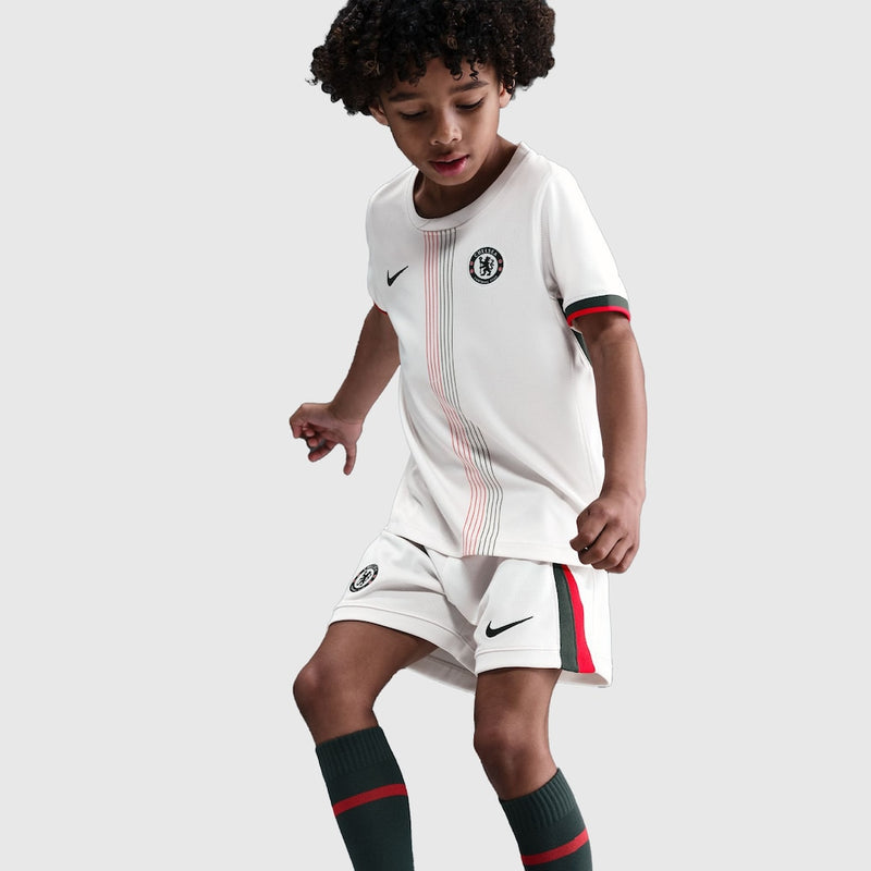 T-shirt e Pantaloncini per Bambino Chelsea Away 25/26 - Con Calzettoni