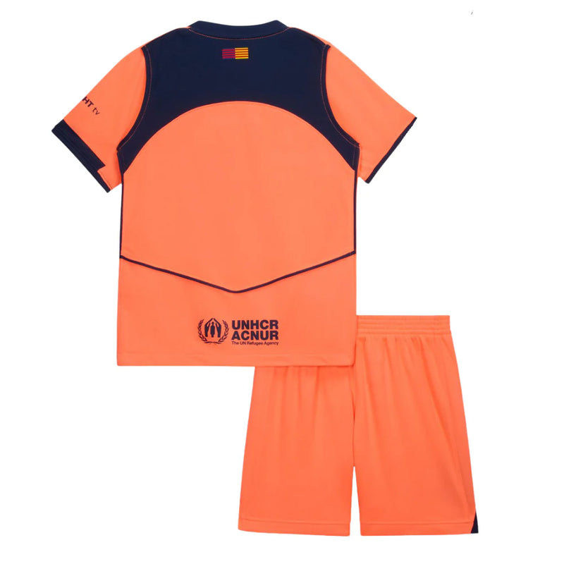 T-shirt e Pantaloncini per Bambino FC Barcelona Third 25/26