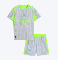 T-shirt e Pantaloncini per Bambino Manchester City Third 25/26