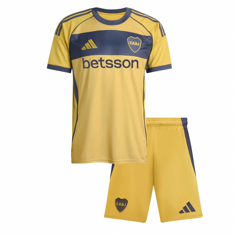 T-shirt e Pantaloncini per Bambino Boca Juniors Away 25/26
