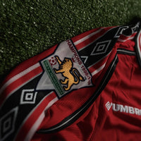 Maglia Manchester United manica lunga home Retro 98/99 - Con Patch