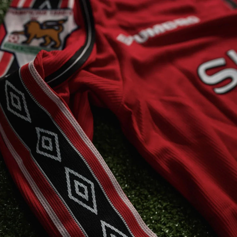 Maglia Manchester United manica lunga home Retro 98/99 - Con Patch