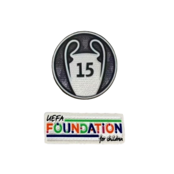 Champions League Football Patch Set Real Madrid 2024 vincitore 15