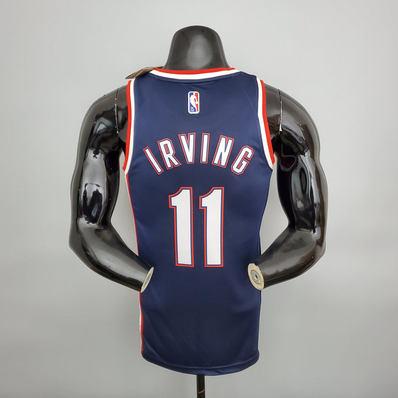 Maglia NBA Royal Blue 2022 75th Anniversary Irving
