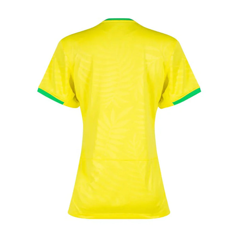Maglia Brasile Home Femminile 23/24 Giallo