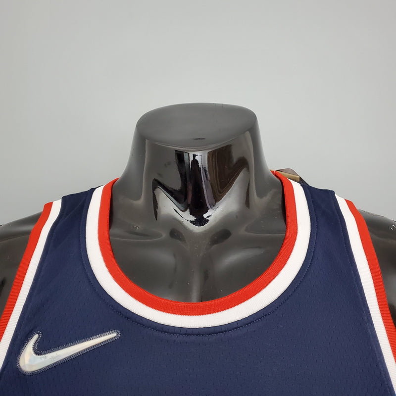 Maglia NBA Royal Blue 2022 75th Anniversary Irving