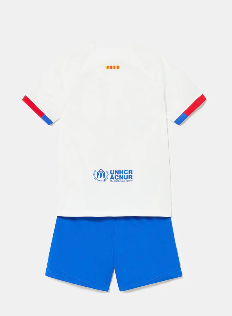T-shirt e Pantaloncini per Bambino FC Barcelona Away 23/24